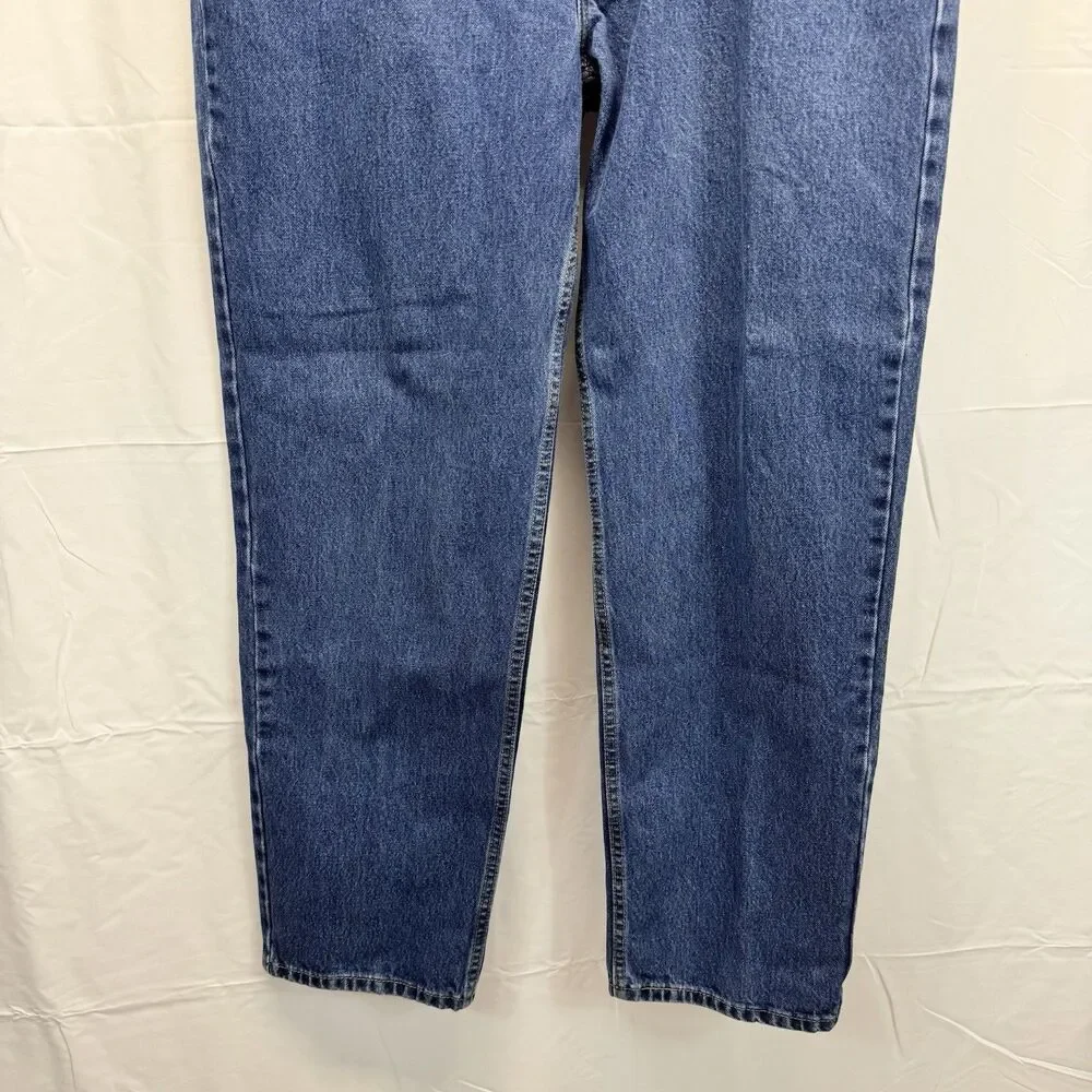 Levi's 550 Jeans 42x34 Mens Relaxed Fit Stonewash Blue Denim Big Tall Relaxed